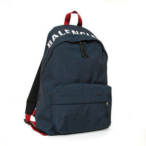 BALENCIAGA Wheel Backpack Rucksack Navy Blue